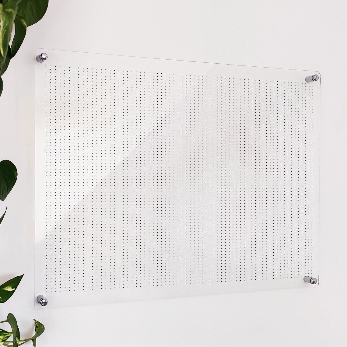 Personalized Acrylic Wall Calendar: Dry Erase Dot Planner