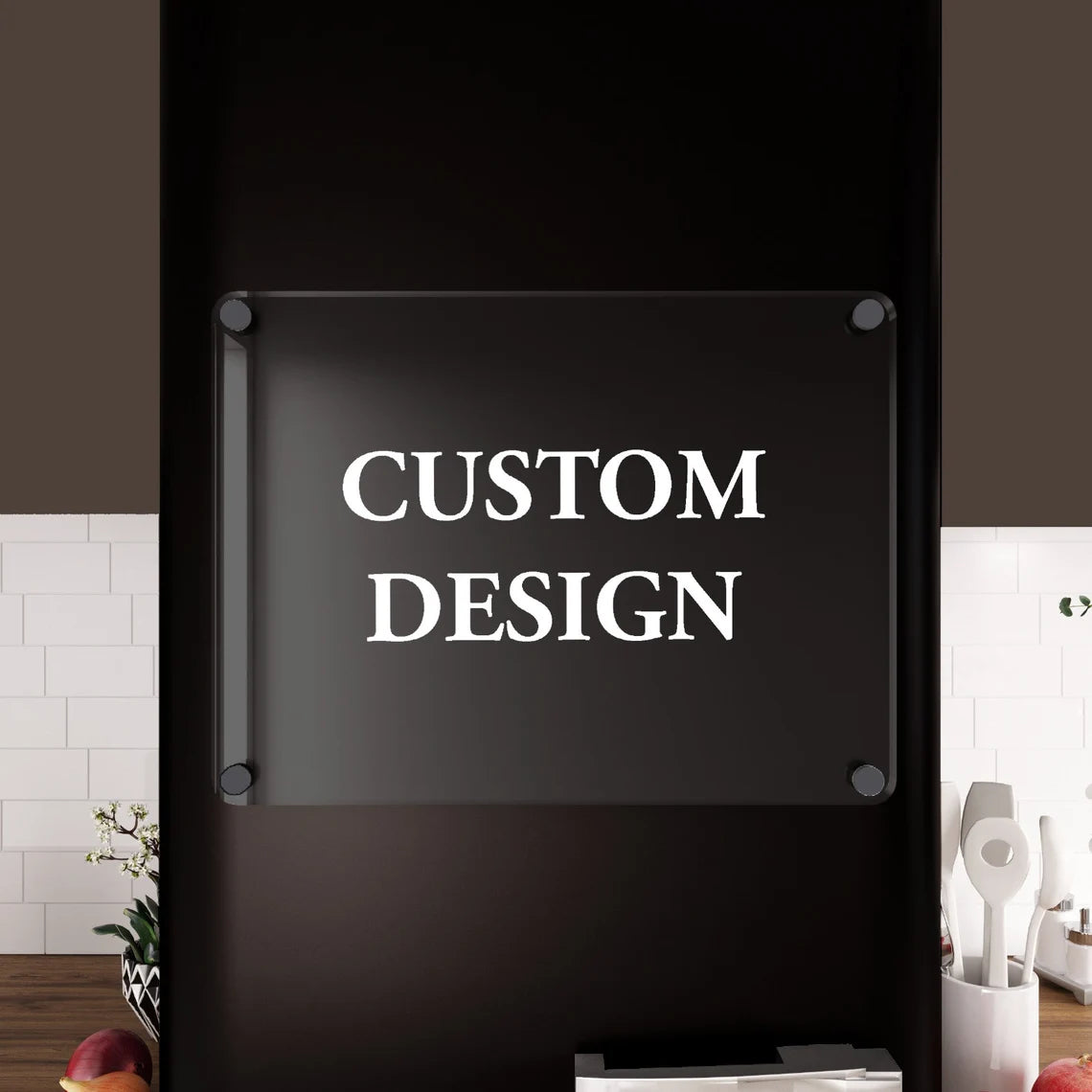 Custom Acrylic Magnetic Fridge Calendar with Marker