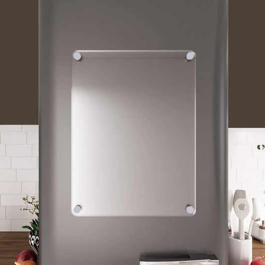 Magnetic Acrylic Fridge Calendar: Blank Dry Erase Board